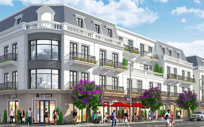 Bán liền kề Đông Nam xây thô mặt trong 4 tầng mặt tiền 5m vừa ở, vừa kinh doanh Forestia Park MIK